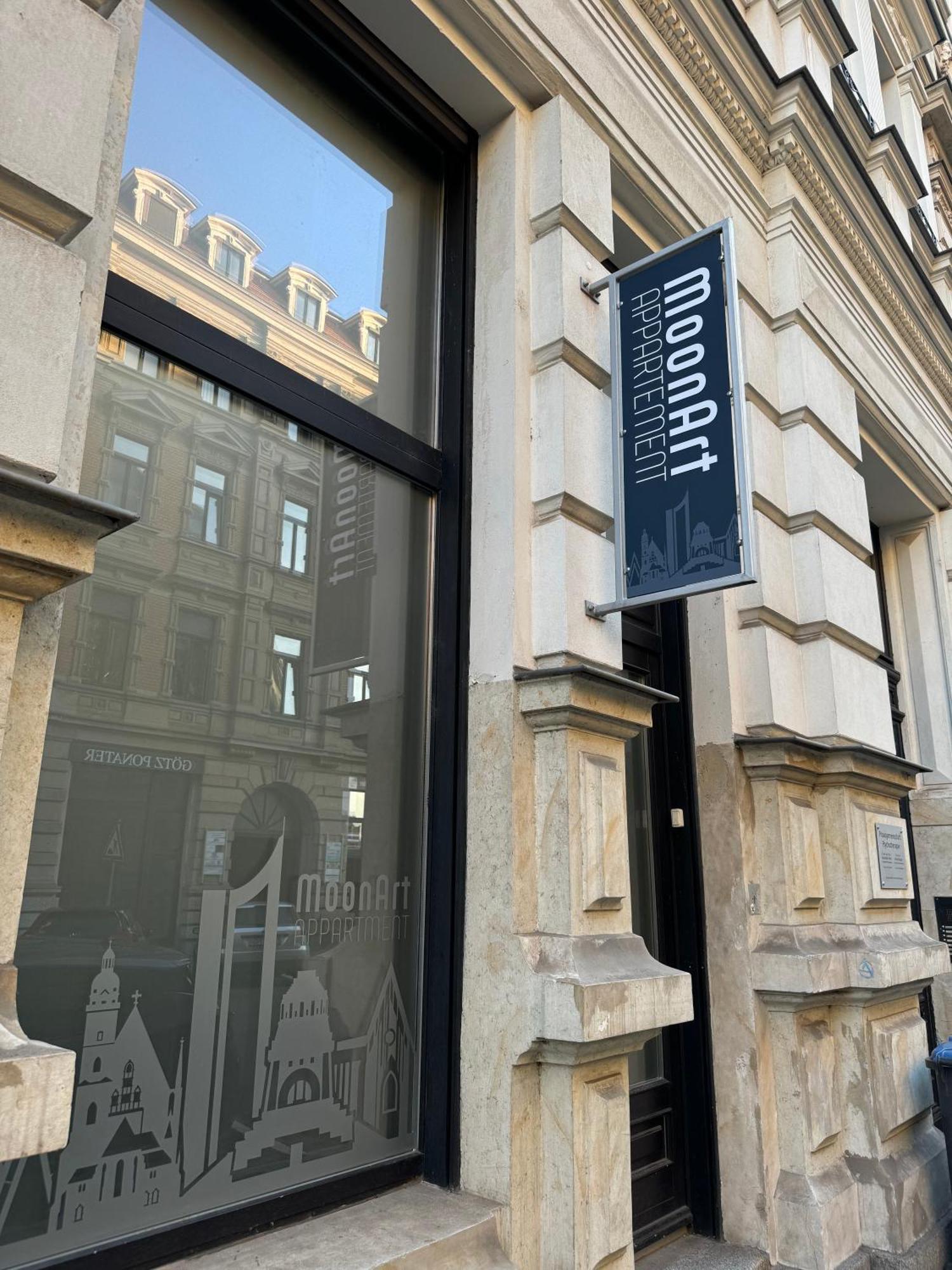 Appartment-Loft "Moonart" Leipzig-Zentrum エクステリア 写真